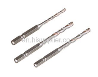 Hex shank masonry drill bits