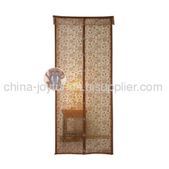 Flower Pattern Magnetic Door Mesh with 8 Pairs Magnets