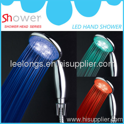 LED hand shower head shower handle abs hand shower