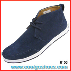 top quality genuine leather casual men shoes supplier