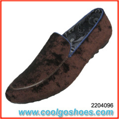 luxury and soft velvet slippers for men wholesale from china