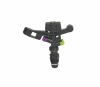 Plastic farm impulse sprinkler with G1/2&quot; male thread tapping.