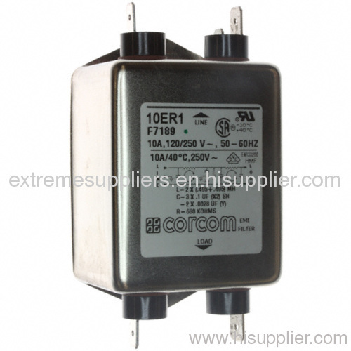 F7189 Corcom 10ER1 TE 1-1609031-3 1-6609031-3