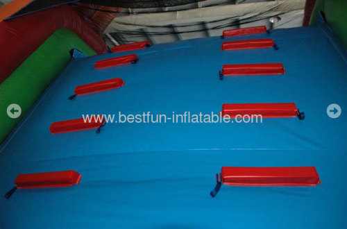 60 FT Inflatable Wacky Obstacle Course 