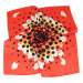 Wholeslae Floral Pattern Square Silk Scarf