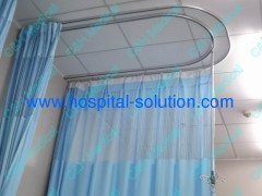 Ceiling Mounted Aluminum Alloy Rails and Curtains for Hospital Patient Wards