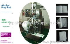 alcohol base prep pad packaging machine