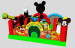 Inflatable Mickey Mouse Amusement Park