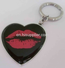 Heart-shaped key rings.key chains