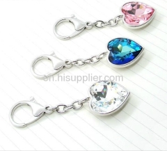 Heart-shaped key rings.key chains