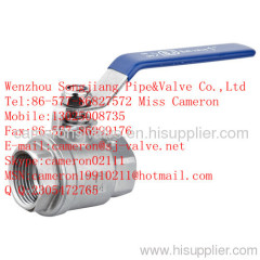 2-pc stainless steel ball valve