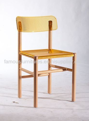 PC back PC seat solid beech frame side chairs