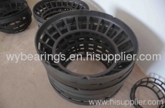 Pressed steel bearing cage