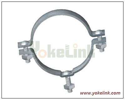 Single Offset Pole Band,Secondary Rack Pole Mounting Bands, offset pole band