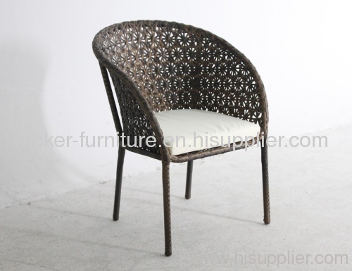 Patio rattan excellent hand weaving single chairs