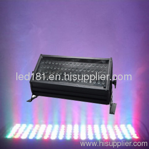 72pcsx3w IP 65 DMX 512 RGB Color Mixing LED Wall Wash