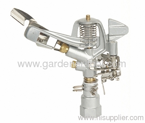Zinc G3/4&quot; tap garden irrigation sprinkler with brass nozzle