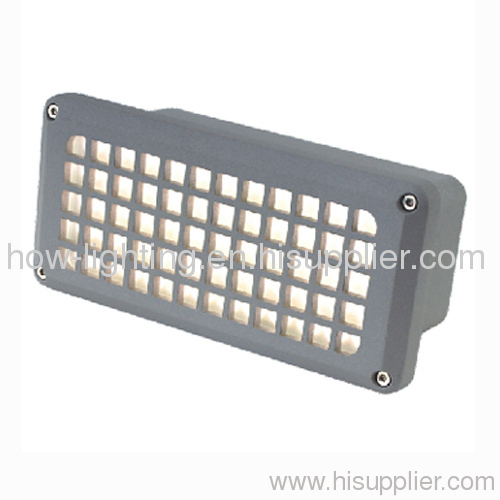 3W Aluminium LED Recessed Light IP54 with 60pcs 5mm Straw LED