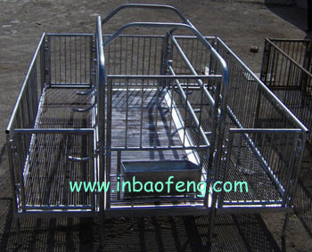 Pig project galvanized Farrowing crates