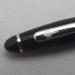 silver / black executive ballpoint pens with torches printed