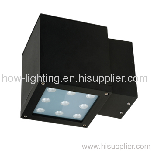 9W Down Side LED Wall Light IP44 with 9pcs Cree XRE Chip