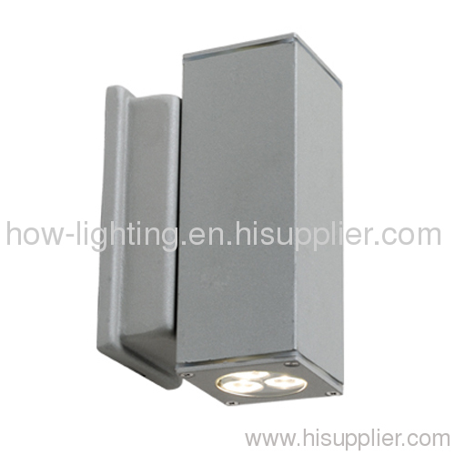 2x3W Aluminium LED Wall Light IP44 Easy Installation