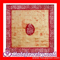 Fashion Pure Natural Mulberry Silk Vintage Indian Silk Scarf Hijab