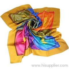 Fashion Pure Natural Mulberry Silk Vintage Indian Silk Scarf Hijab