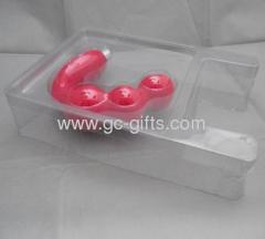 Plastic blister packaging for electronic parts