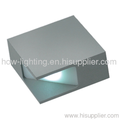 4W Square Aluminium LED Wall Light IP44 with 1pc High Power