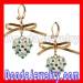 Bowknot Swarovski Crystal Heart Earrings