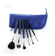 New Lovely Blues 7PCS Travel Makeup brush set OEM