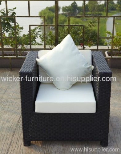 Patio wicker single chairs