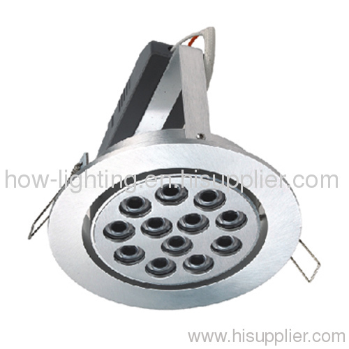 12W Aluminium LED Downlight IP20 with 12pcs Cree XRE Chips