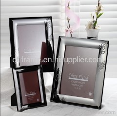 stainless steel sliver plated tabletop photo frame
