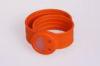 Waterproof and red silicone snap Anti Mosquito Bracelet and mosquito repellent wristband with citron
