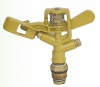 Full Circle Zinc lawn sprinkler with brass nozzle