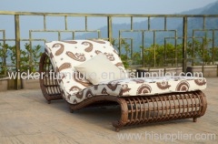 Garden wicker lounge set