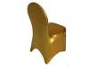 gold spandex chair cover