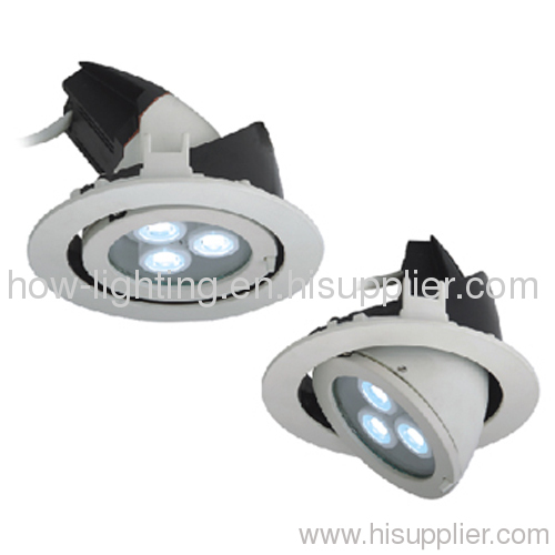 9W LED Downlight IP20 with3pcs Cree XRE Chips Indoor Use