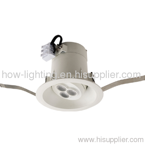 3W Aluminium LED Downlight IP20 with 7pcs Cree XRE Chips