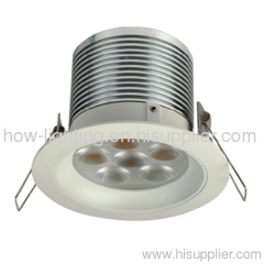 6W Aluminium LED Downlight IP20 with 6pcs Cree Cree XRE Chip