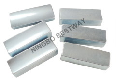 N35H Ndfeb Arc magnets with Zn coating