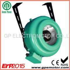 230V AC 10 inch Inline exhaust fan with bracket for bathrooms ventilation