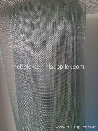 Galvanized iron wire window screen