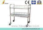 medical carts with wheels hospital trolley