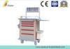 CE Approved ABS Anesthesia Medical Trolley, Crash Cart With Multi-Bin Container (ALS-MT106)