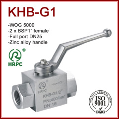 BKH-G1 ball valve high pressure 5000psi ball valve BSP female thread with competitive ball valve price china ball valve