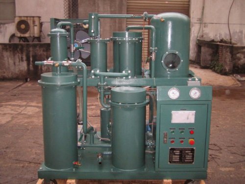 Vacuum lubricating oil purification oil dehydration oil purifying machine