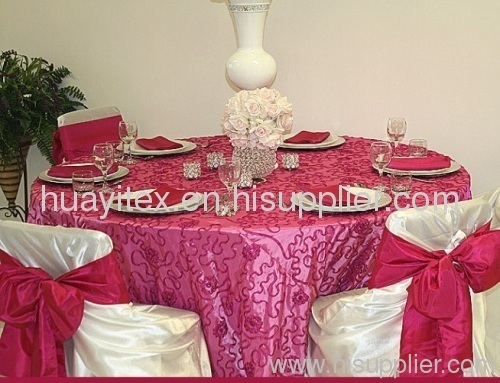 ribbon embroidery table cloth
